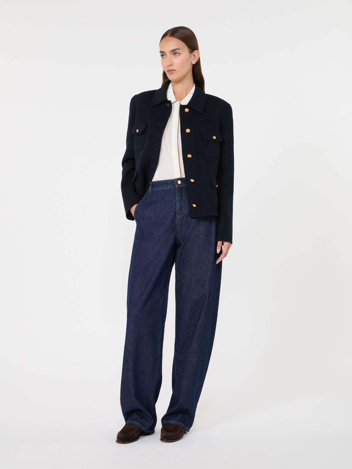 Silk crepe de chine shirt + SILK - Max Mara