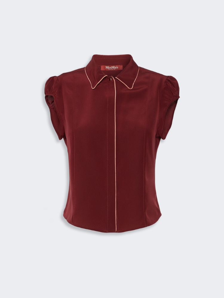 Silk crepe de chine shirt - RUBY