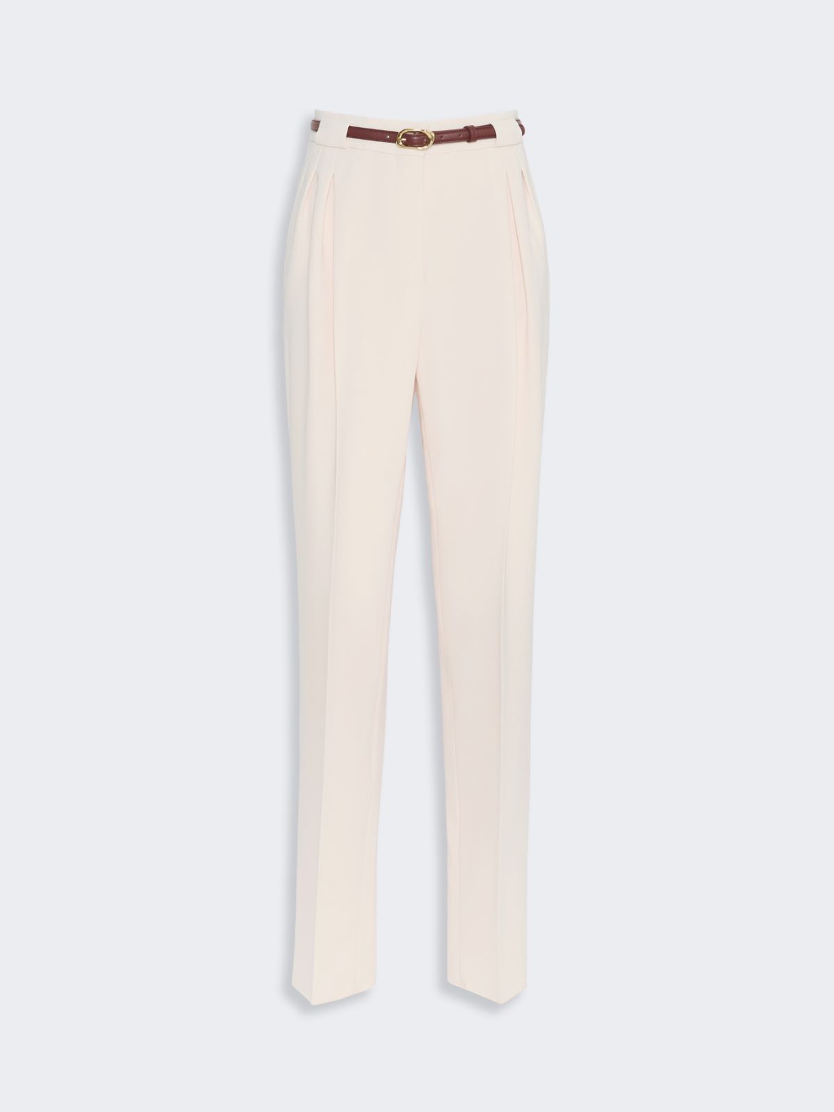Technical cady carrot-fit trousers - NATURAL - Max Mara - 5