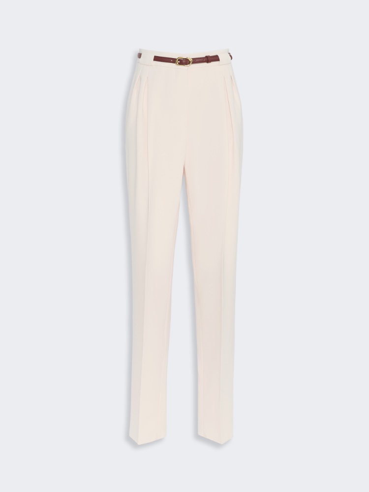 Technical cady carrot-fit trousers - NATURAL - Max Mara - 5