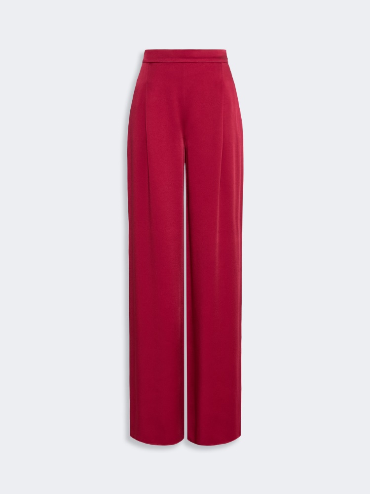 Envers satin palazzo trousers - RUBY
