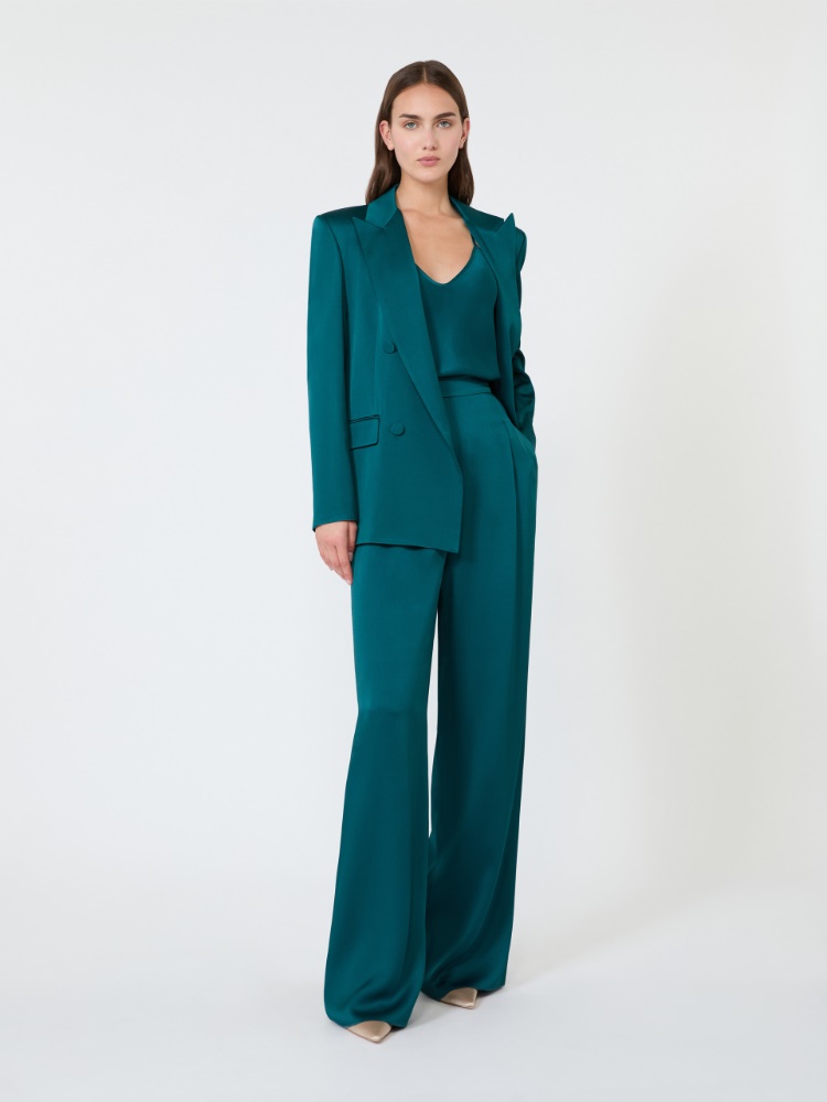 Envers satin palazzo trousers + OIL - Max Mara