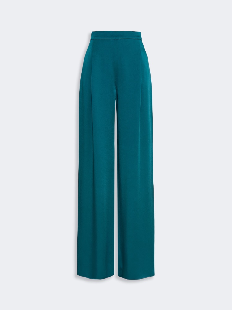 Envers satin palazzo trousers - OIL