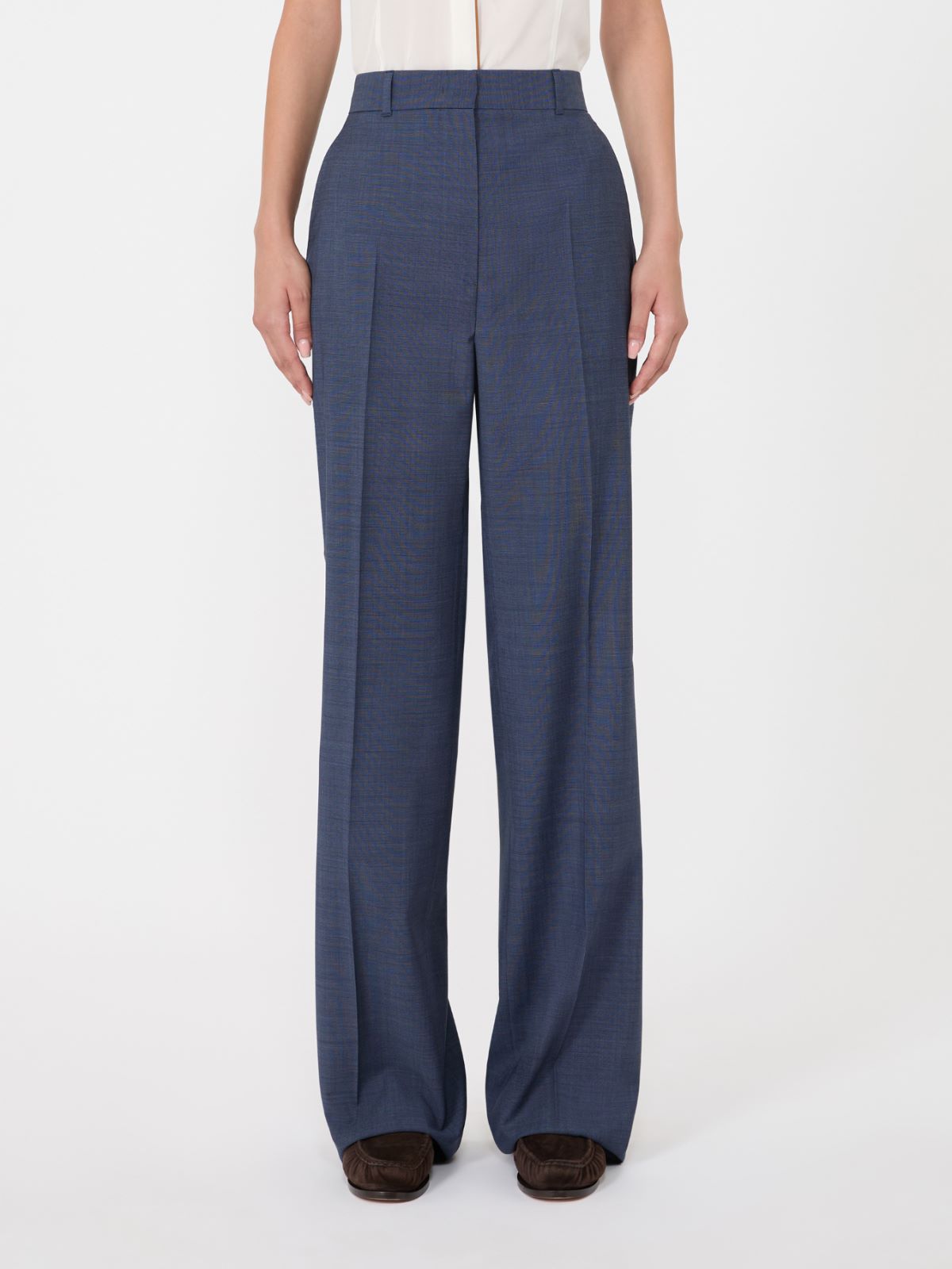 Wool trousers - ULTRAMARINE - Max Mara - 2