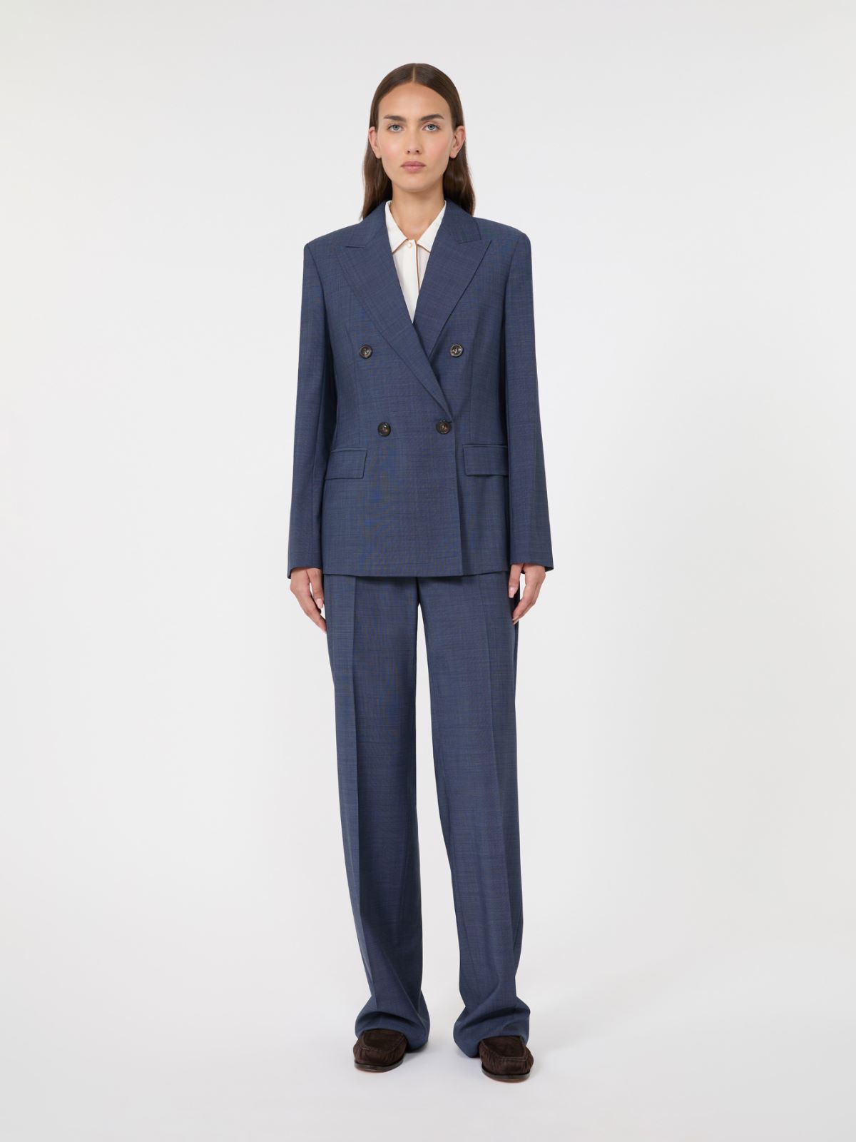 Wool trousers - ULTRAMARINE