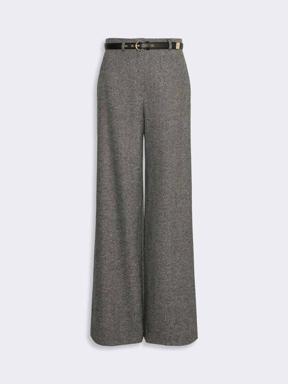 Wool-blend trousers - WHITE BLACK - Max Mara - 5