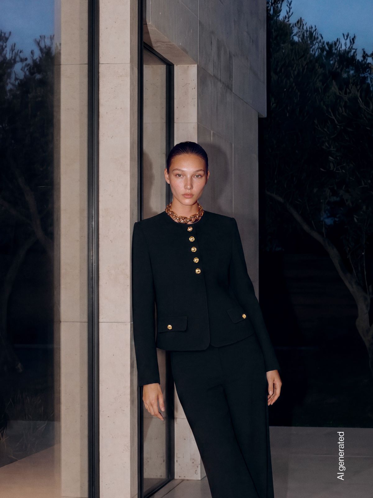 Wide-fit cady trousers + BLACK - Max Mara