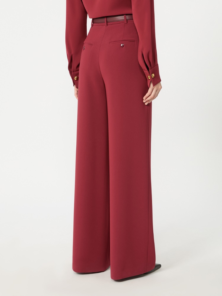 Wide-fit cady trousers - RUBY - 3