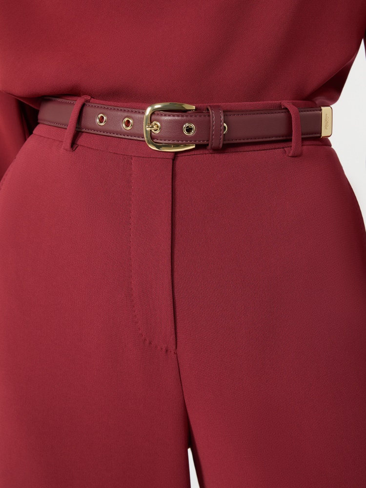 Wide-fit cady trousers - RUBY - 4