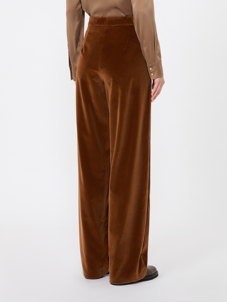 Hose aus glattem Baumwollsamt - TABACK - Max Mara - 3