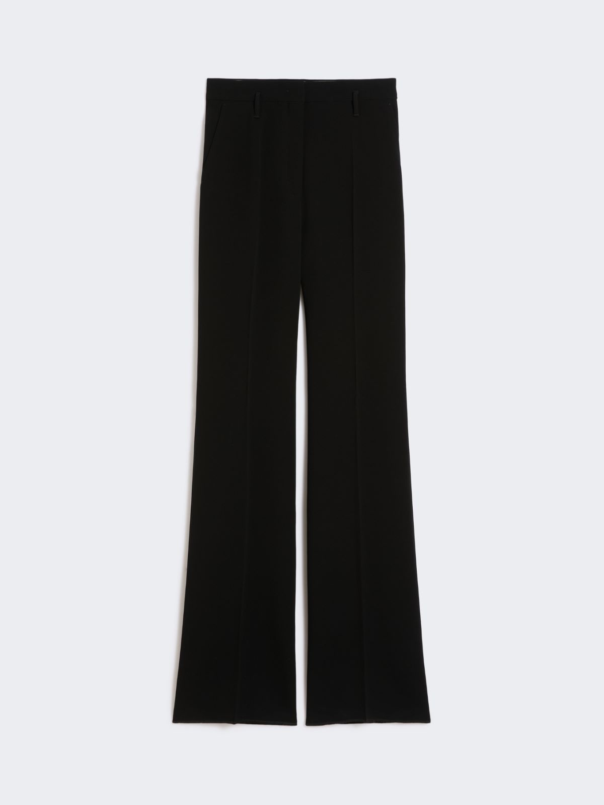 Flared cady trousers - BLACK - 4
