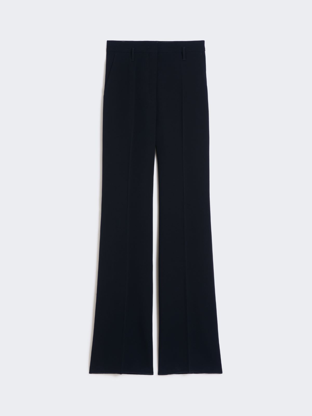 Flared cady trousers - NAVY - 5