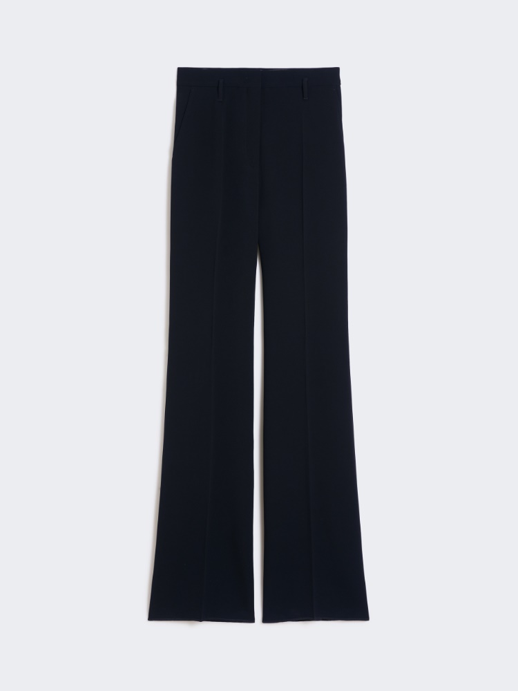 Flared cady trousers - NAVY - 5