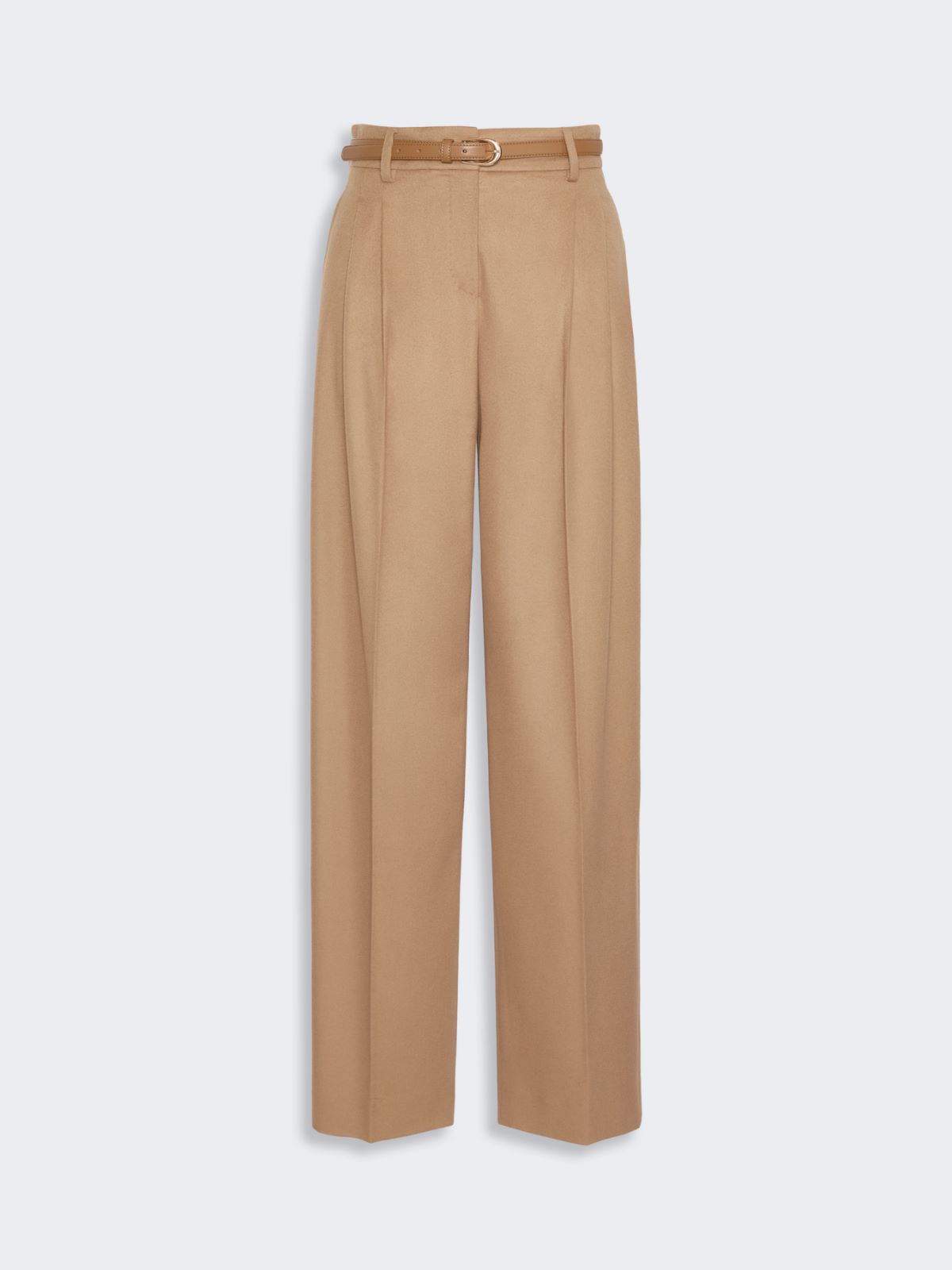 Wool wide-leg trousers - CAMEL - Max Mara - 5