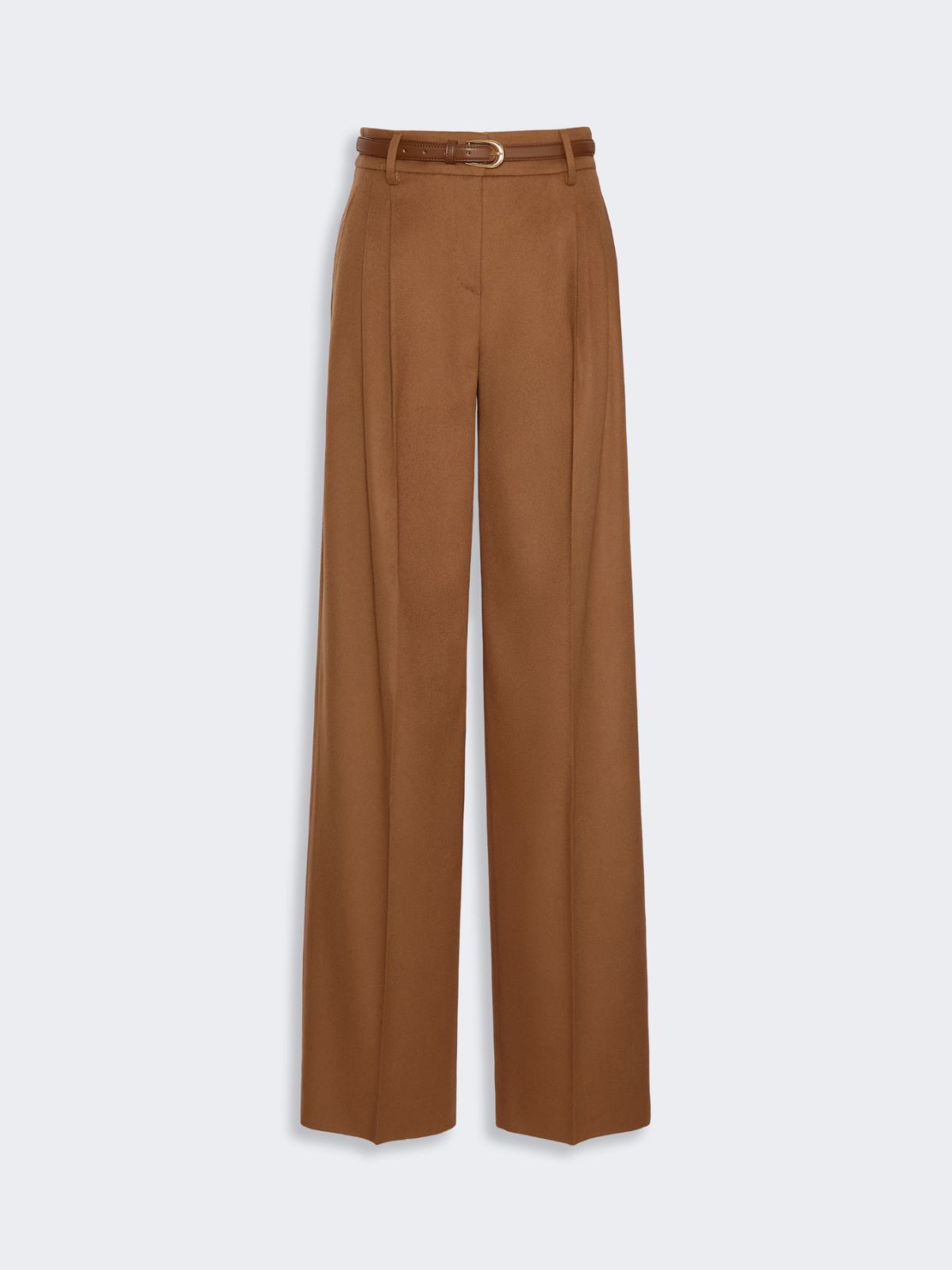 Wool wide-leg trousers - TOBACCO - Max Mara - 5