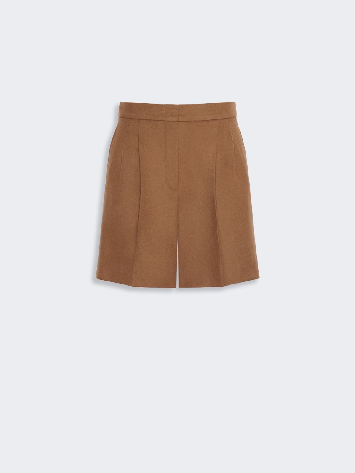 Wool broadcloth shorts - TOBACCO - Max Mara - 5
