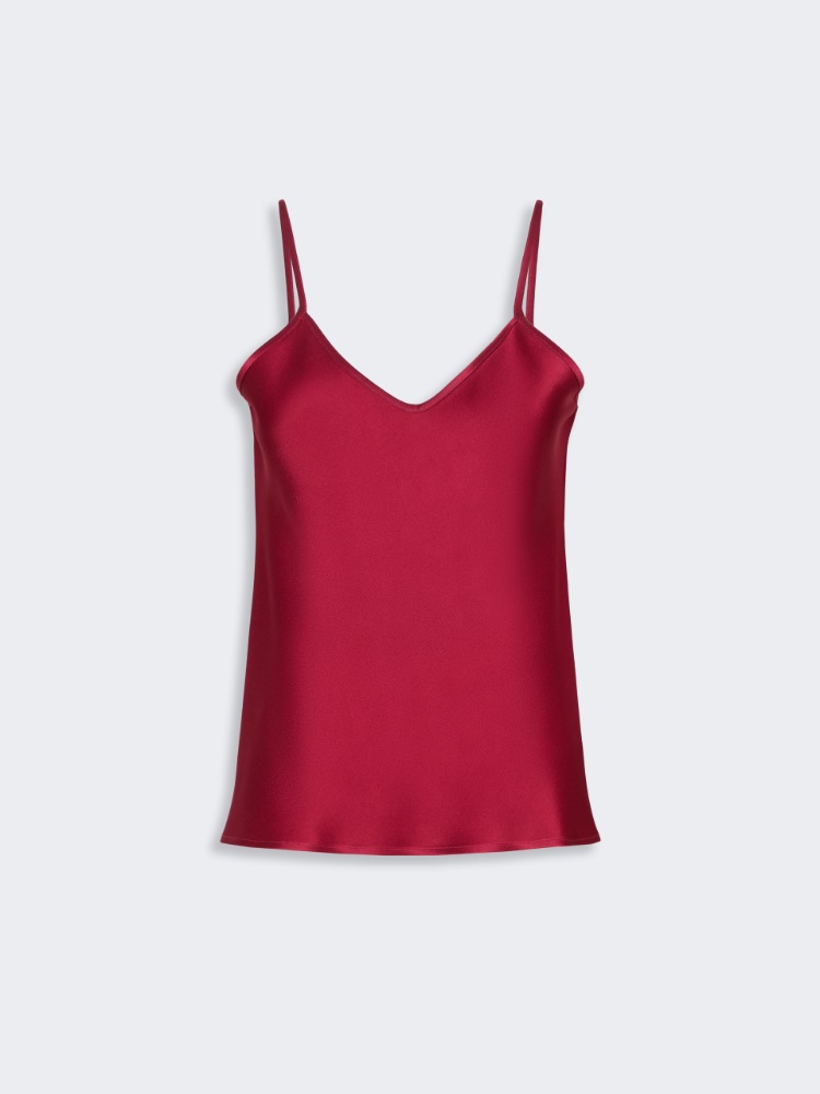 Envers satin camisole top - RUBY - 4