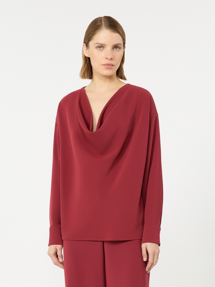 Lightweight technical cady blouse - RUBY - 2