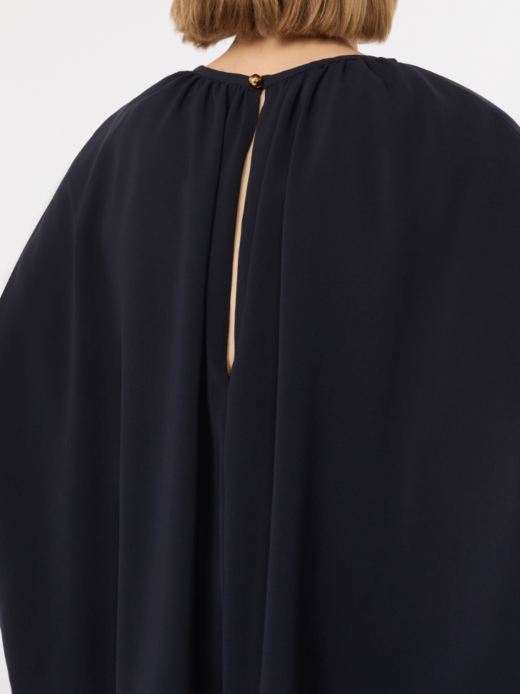 Lightweight cady blouse - MIDNIGHTBLUE - 4