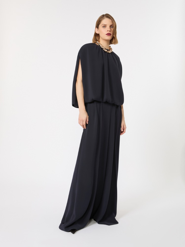 Lightweight cady blouse - MIDNIGHTBLUE