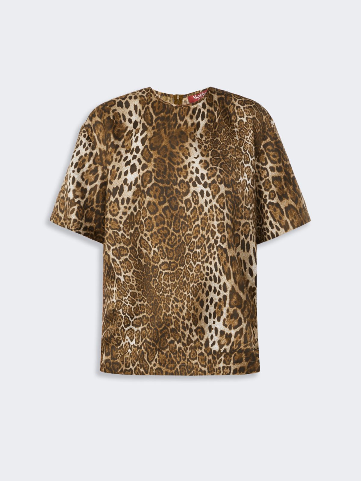 Printed silk blouse - BROWN - Max Mara - 4