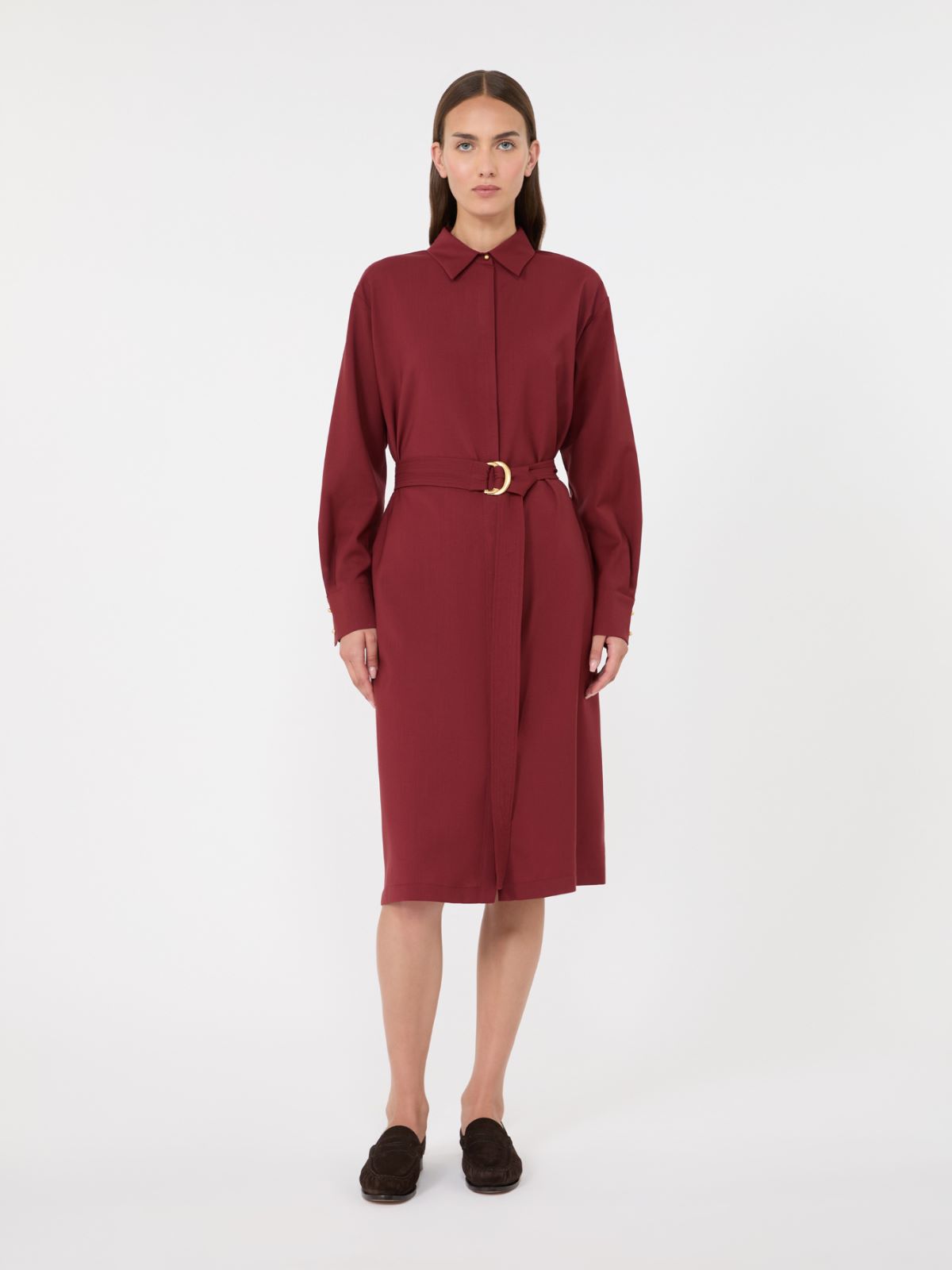 Woollen cloth shirt dress - RUBY - Max Mara - 2
