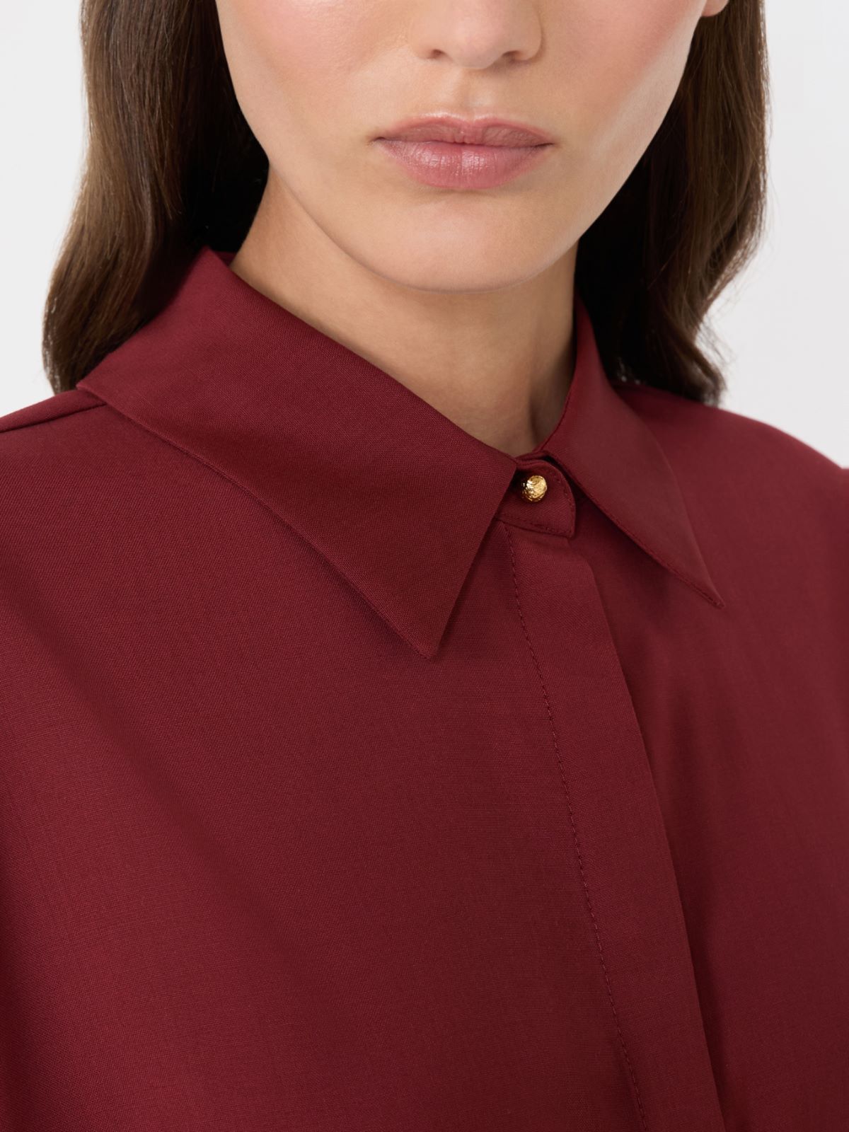 Woollen cloth shirt dress - RUBY - Max Mara - 4