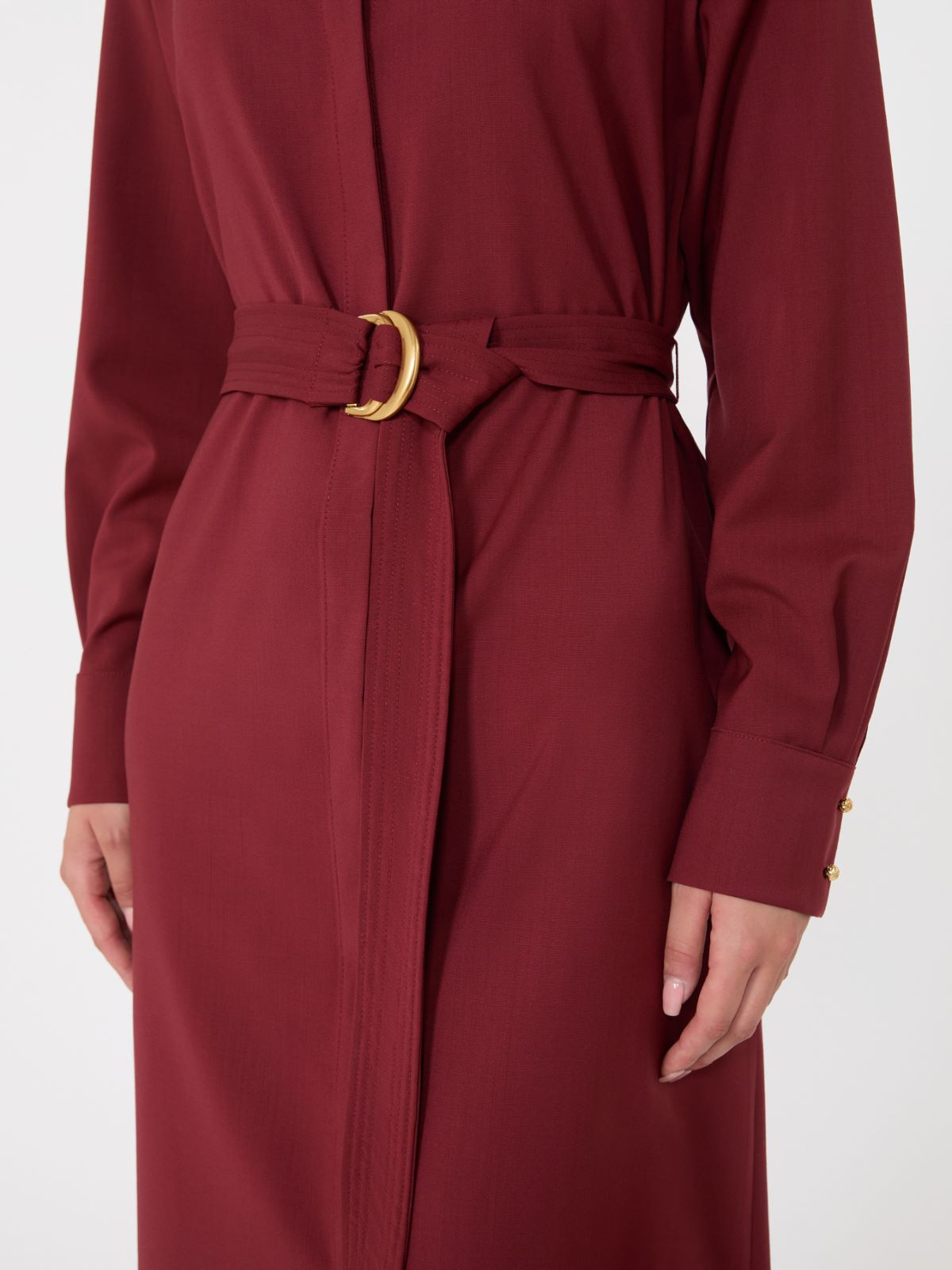Woollen cloth shirt dress - RUBY - Max Mara - 5
