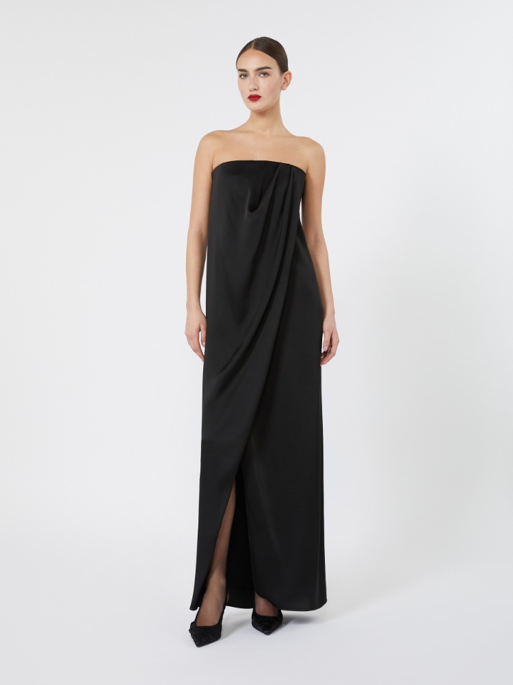 Bustierkleid aus Envers-Satin - SCHWARZ - Max Mara - 2