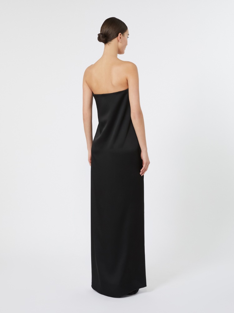 Bustierkleid aus Envers-Satin - SCHWARZ - Max Mara - 3