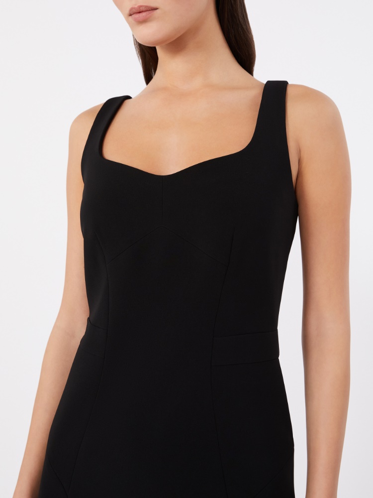 Technical cady princess dress - BLACK - 4