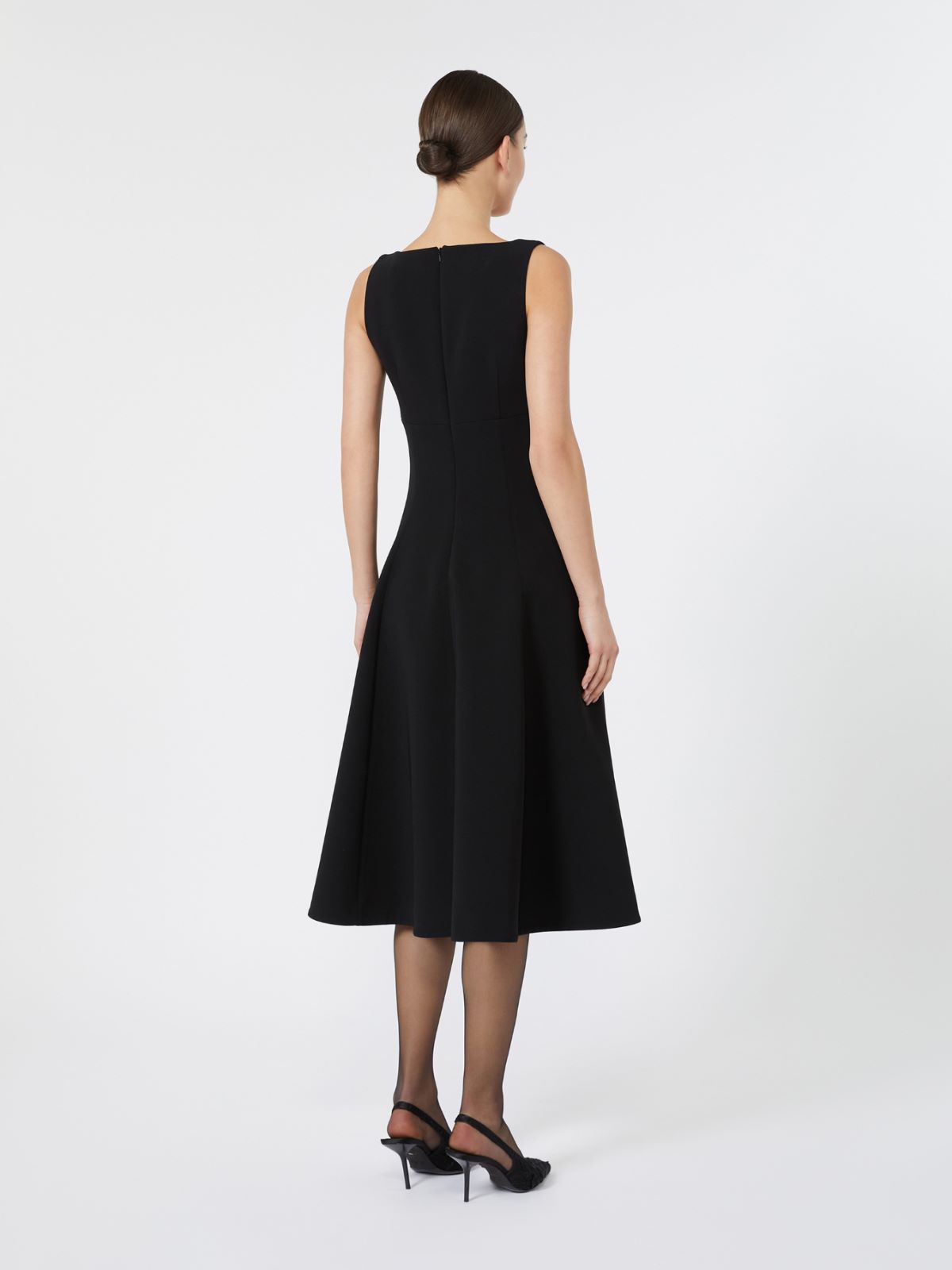 Cady dress with circle skirt - BLACK - Max Mara - 3