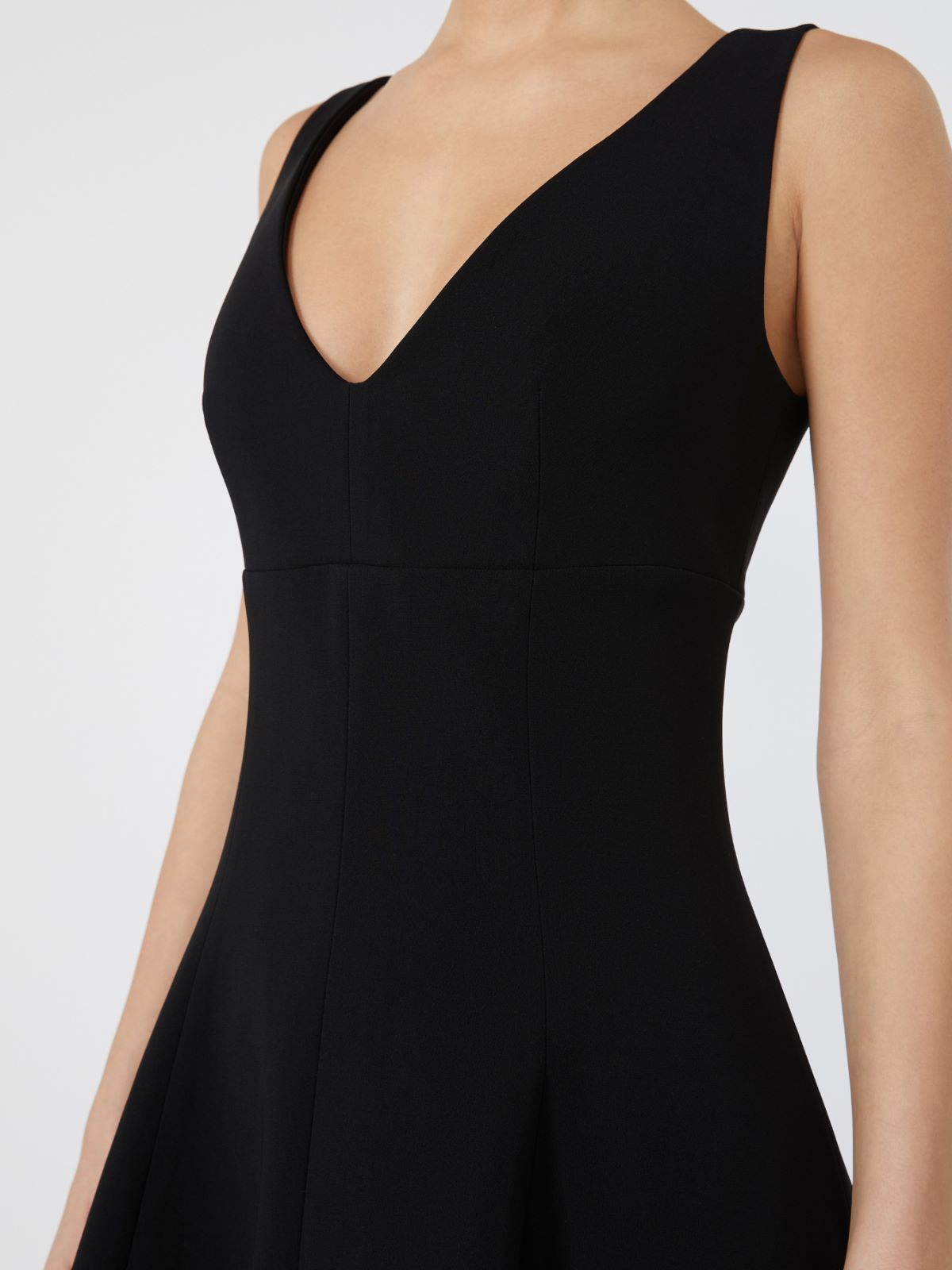Cady dress with circle skirt - BLACK - Max Mara - 4