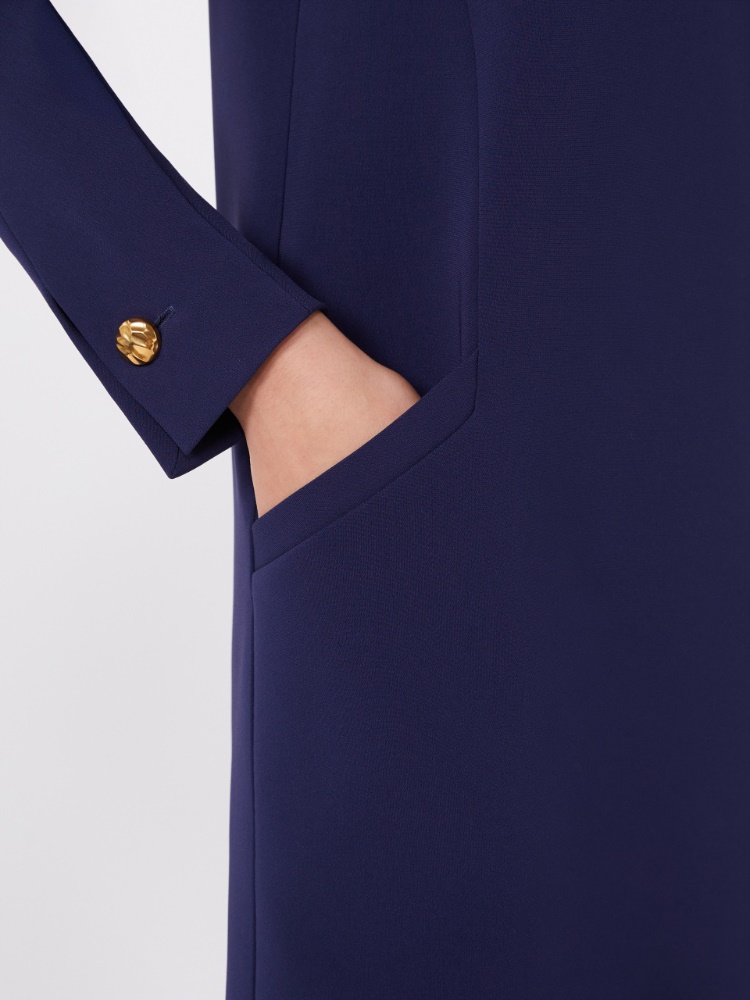 [フロンダ] トリアセテート キャディ ドレス - NAVY - Max Mara - 4