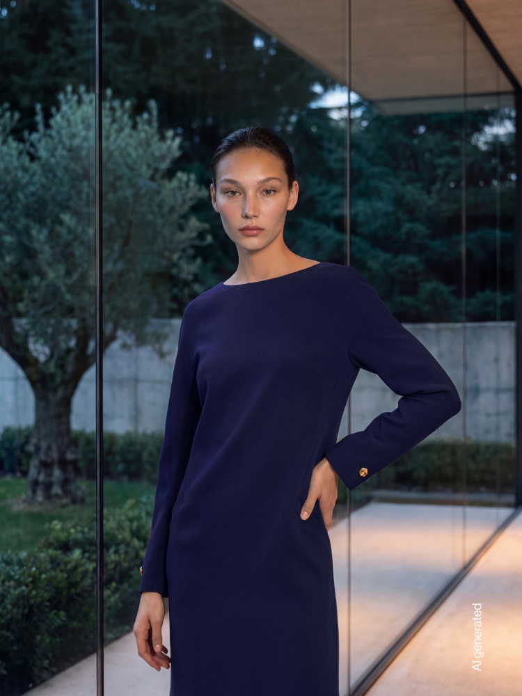 Cady tunic dress + NAVY - Max Mara