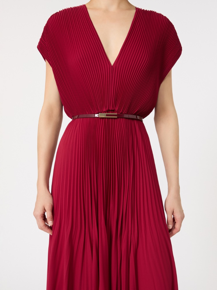 Long sable georgette dress - RUBY - 4