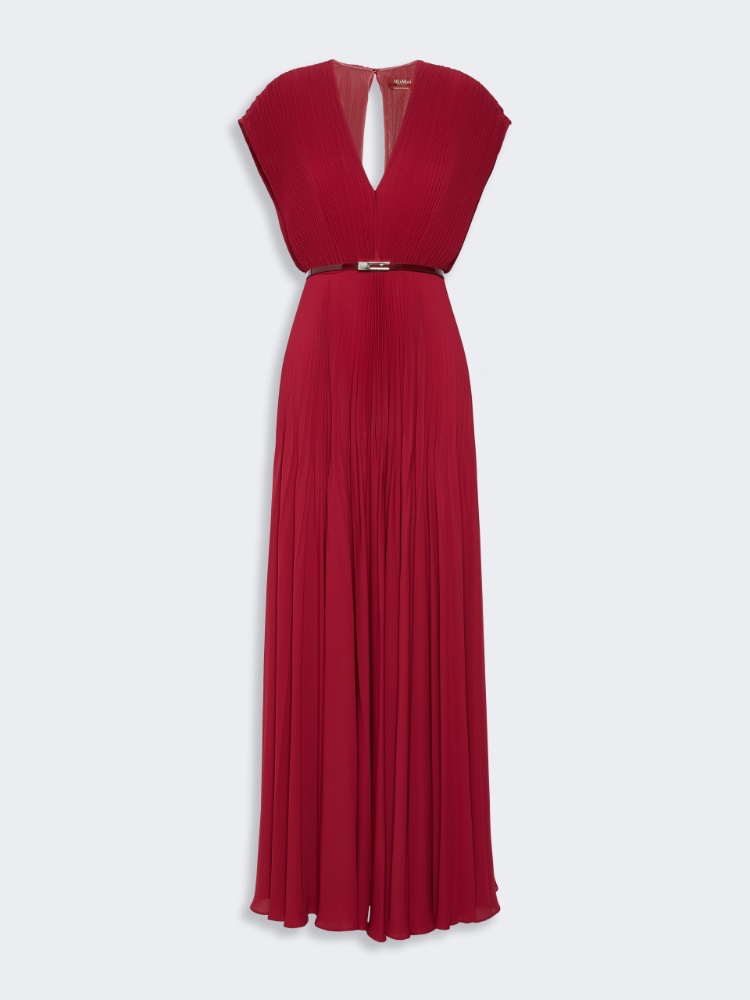 Long sable georgette dress - RUBY