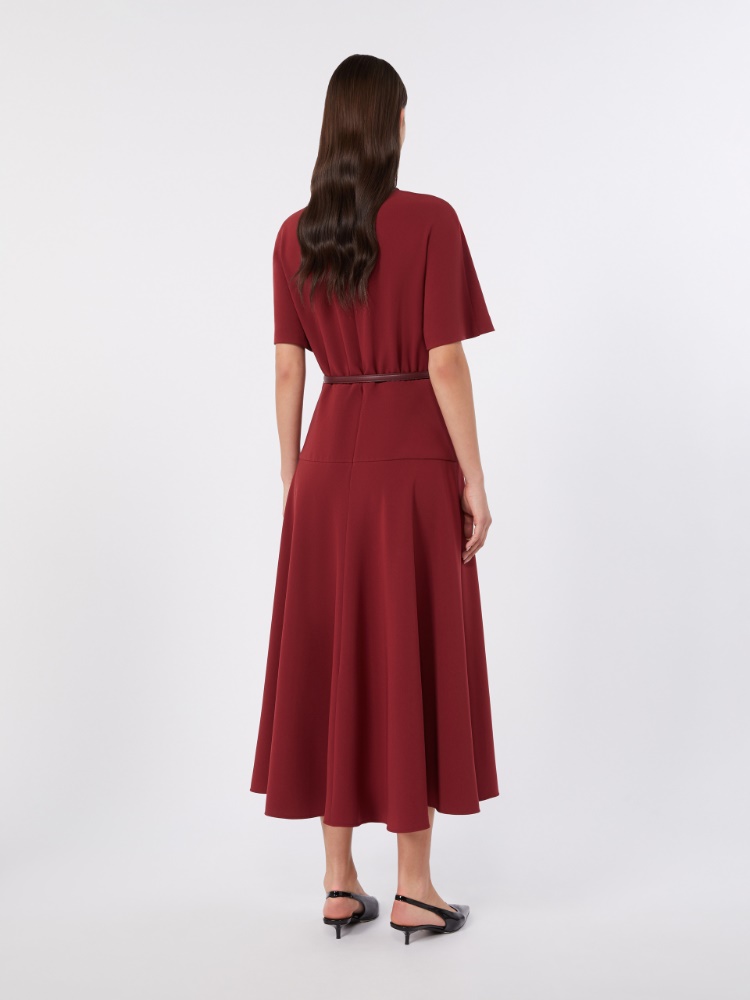Langes Kleid aus Cady - RUBIN - 3