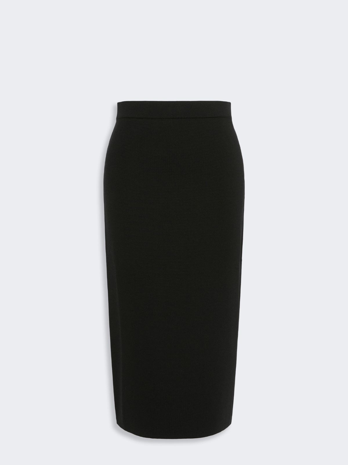 Viscose yarn pencil skirt - BLACK - Max Mara - 4