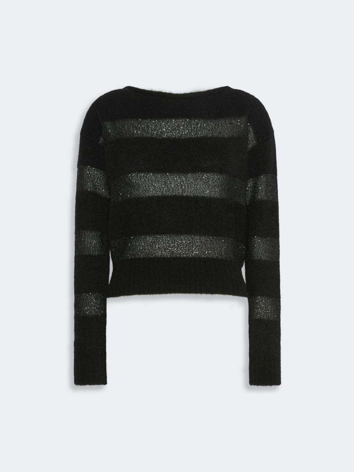 Relaxed-fit mohair yarn sweater - BLACK - Max Mara - 5
