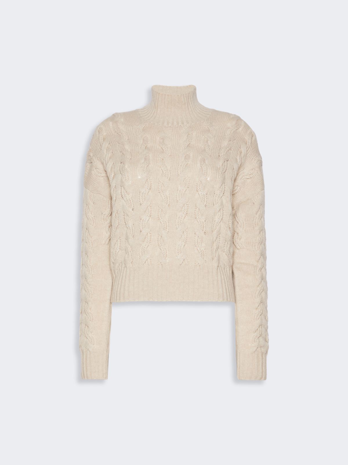 Comfortable wool and cashmere sweater - BEIGE - Max Mara - 5