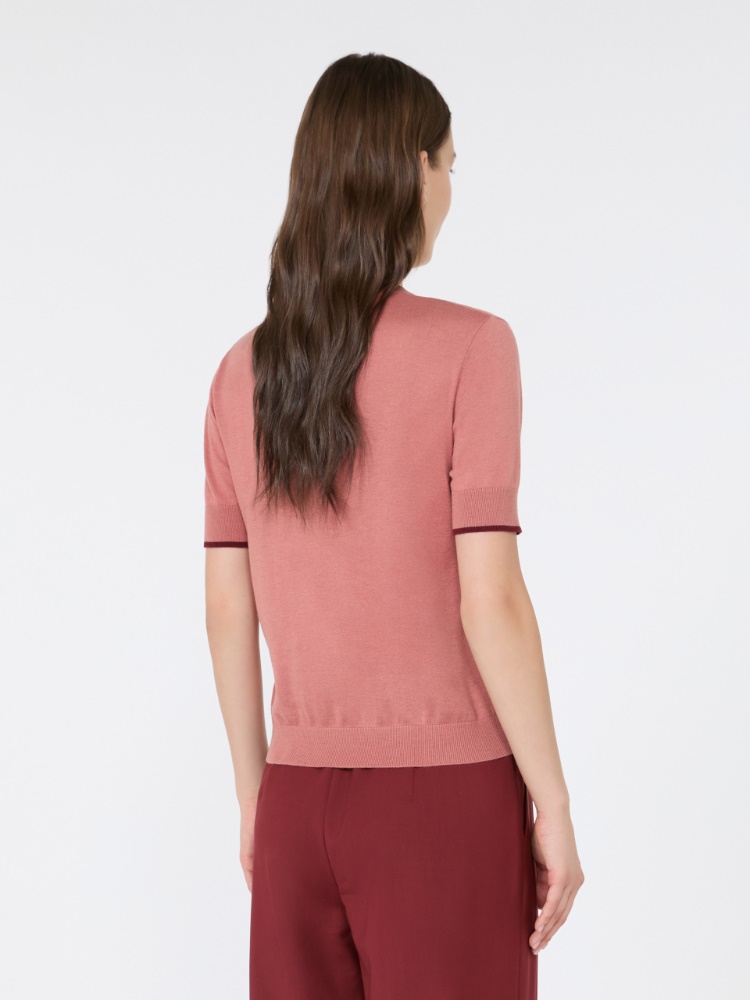 Wool and silk yarn sweater - FARD - 3