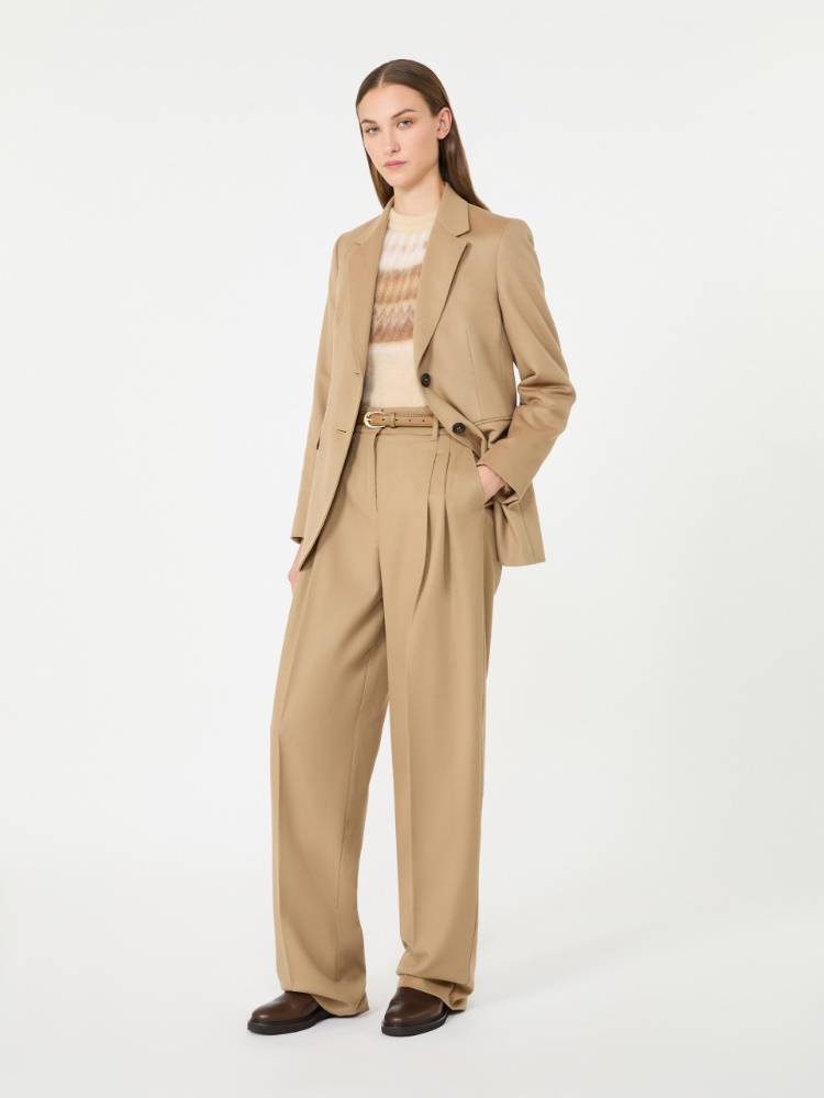 Fair Isle wool and mohair sweater - ECRU - Max Mara