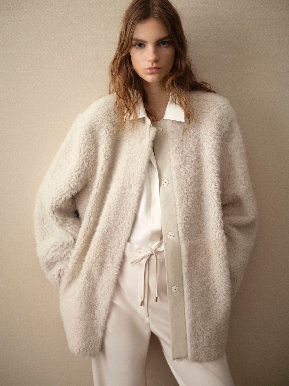 Sheepskin coat + ALBINO - Max Mara