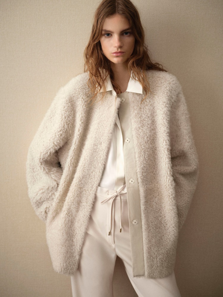 Sheepskin coat + ALBINO - Max Mara