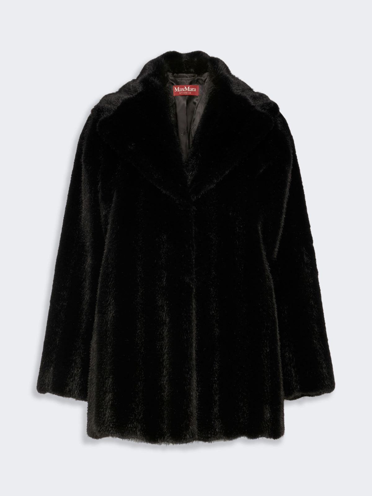 Manteau à la texture douce - NOIR - Max Mara - 5