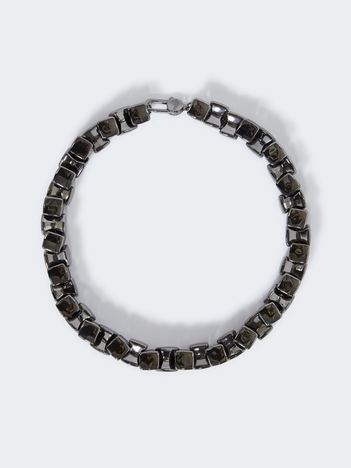 Metal choker necklace + DARK GREY - Max Mara