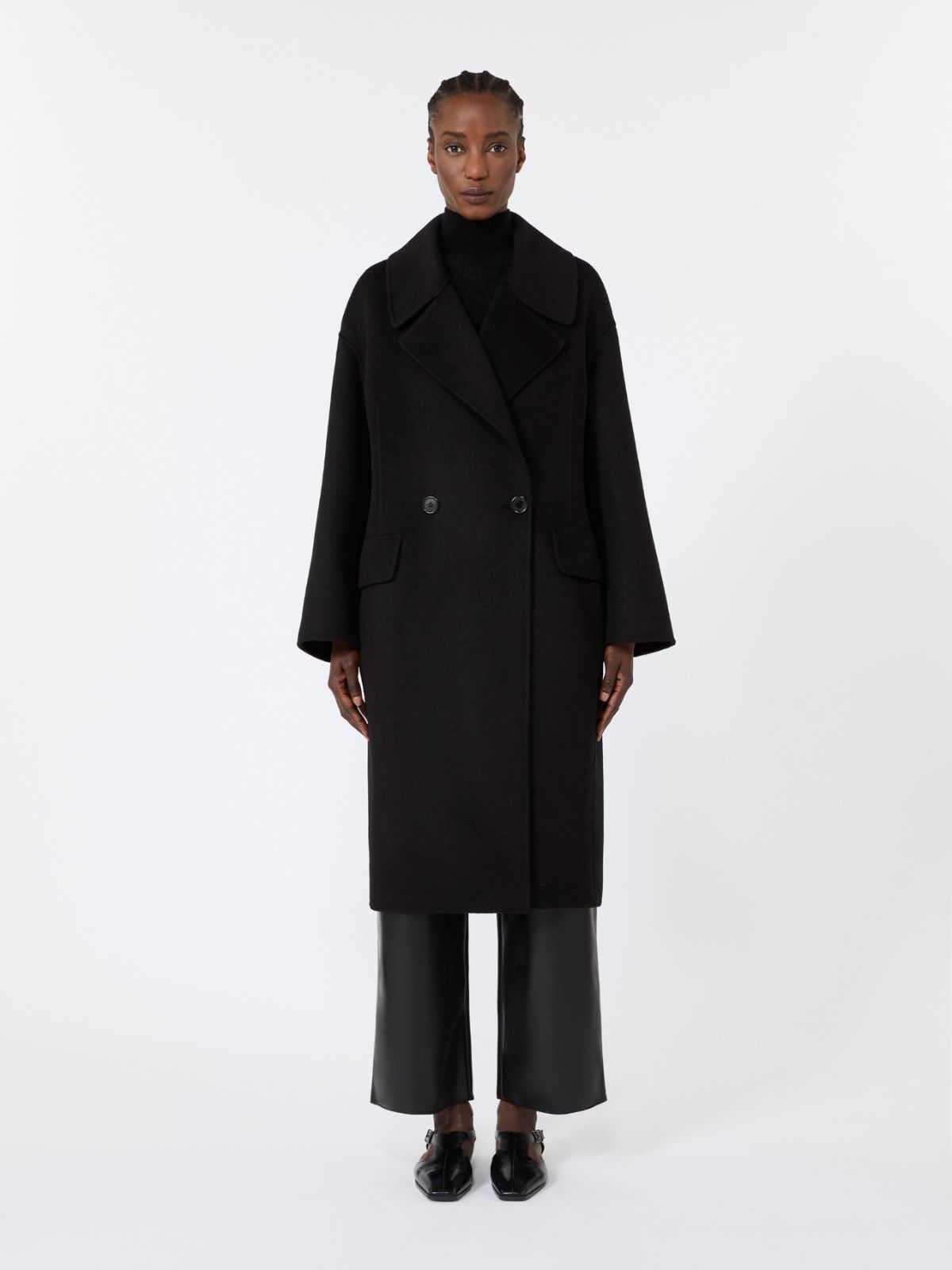 브루노 버진울 코트 - BLACK - Max Mara - 2