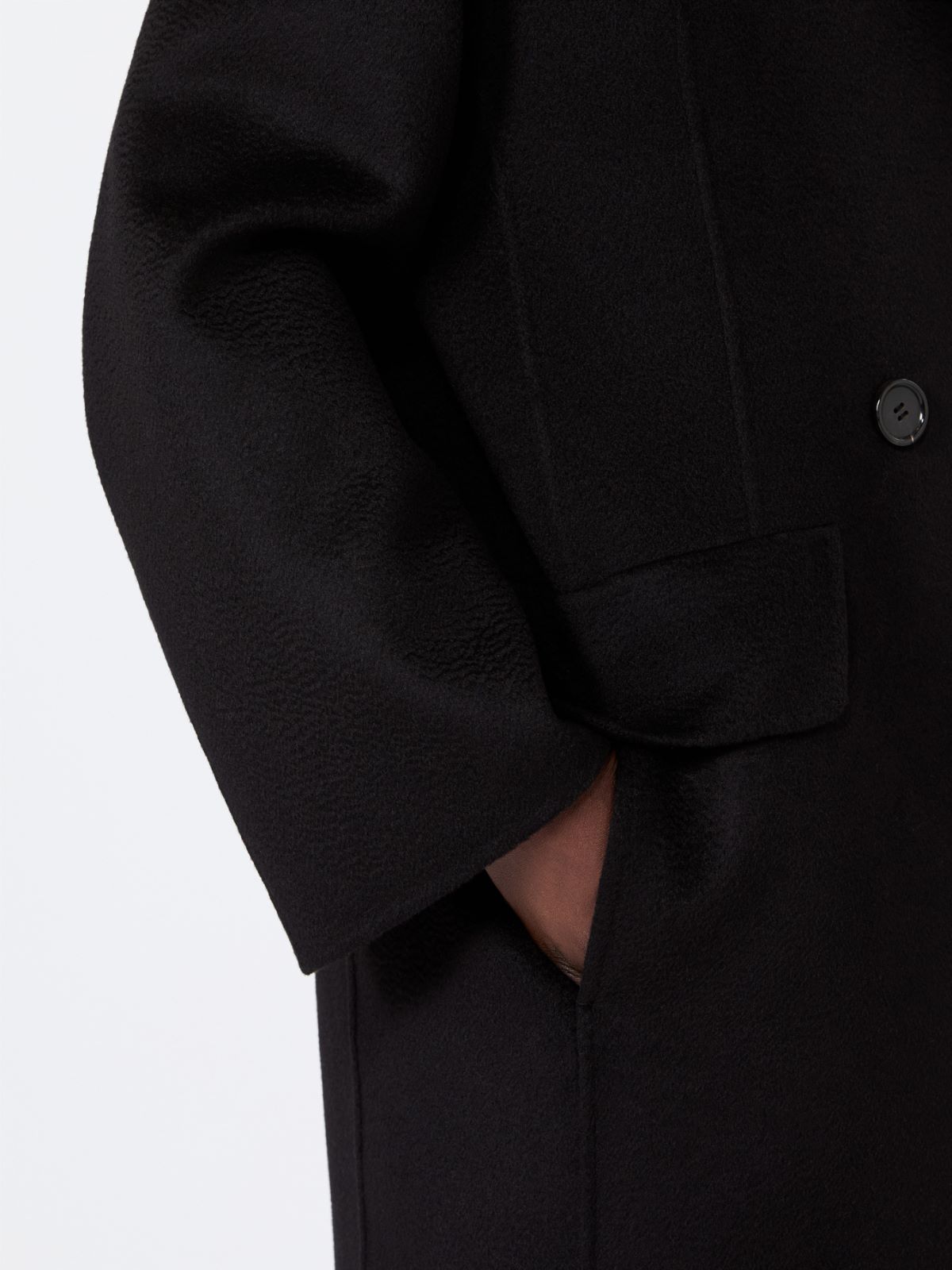 브루노 버진울 코트 - BLACK - Max Mara - 4