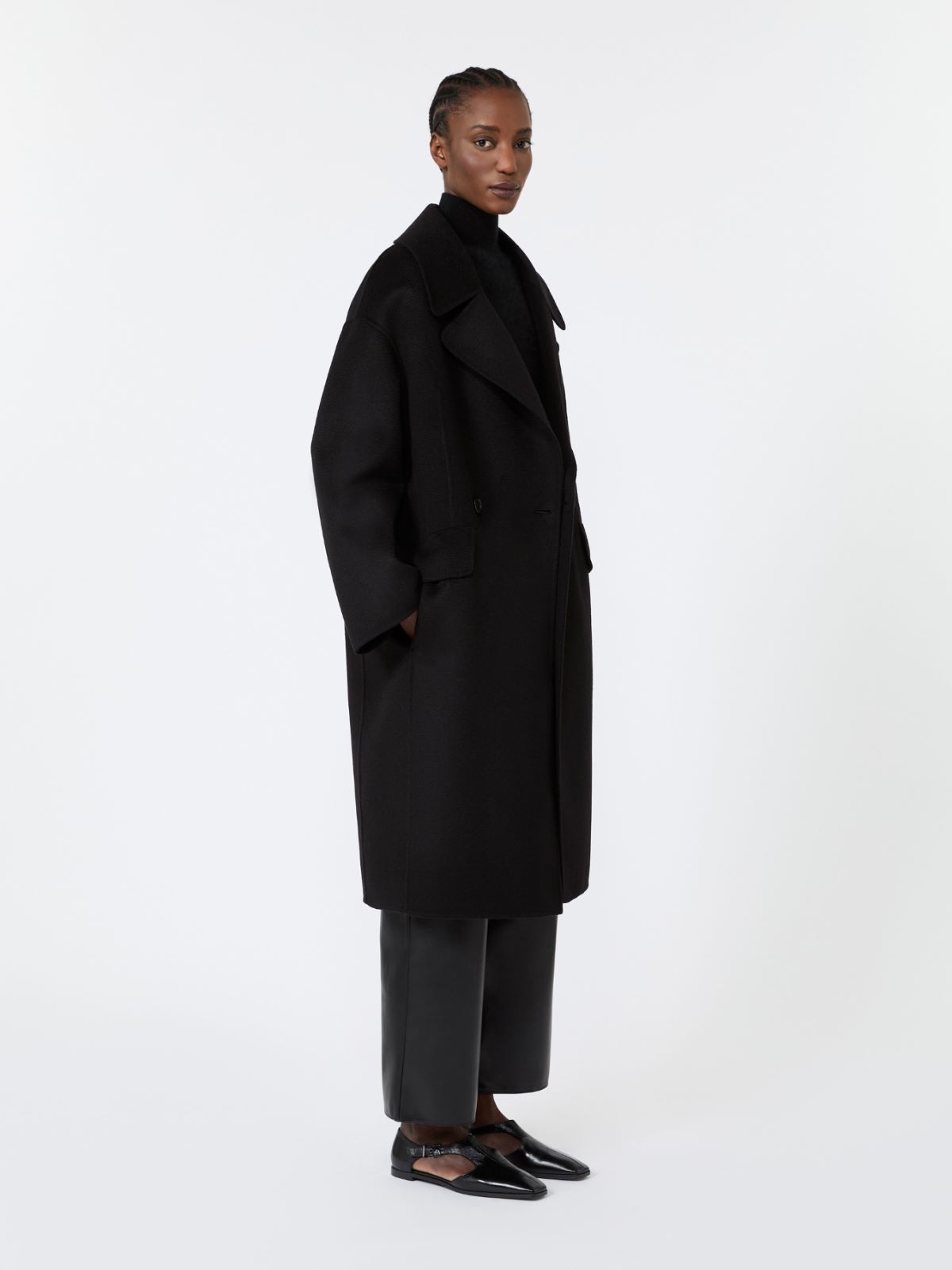 브루노 버진울 코트 - BLACK - Max Mara